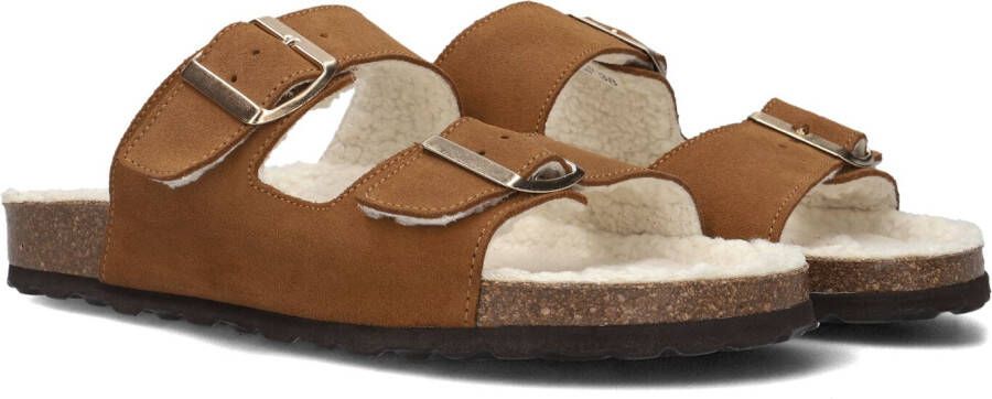 LINA LOCCHI Slippers Dames L1368 Maat: 40 Materiaal: Suède Kleur: Cognac