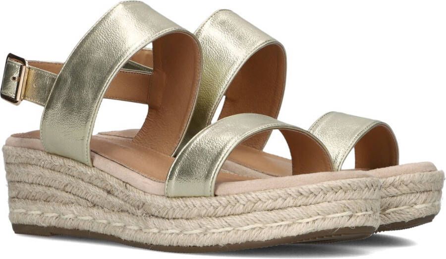LINA LOCCHI Espadrilles Dames L1374 Maat: 36 Materiaal: Leer Kleur: Goud