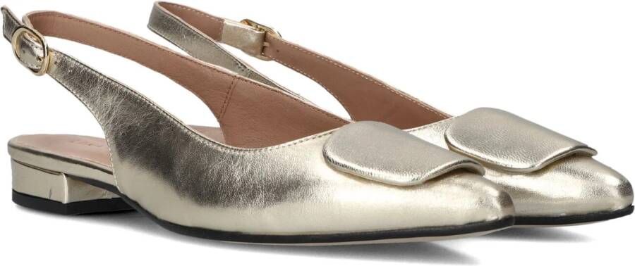 LINA LOCCHI Slingbacks Dames 010-60 Maat: 36 Materiaal: Leer Kleur: Goud