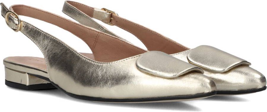 LINA LOCCHI Slingbacks Dames 010-60 Maat: 37 Materiaal: Leer Kleur: Goud
