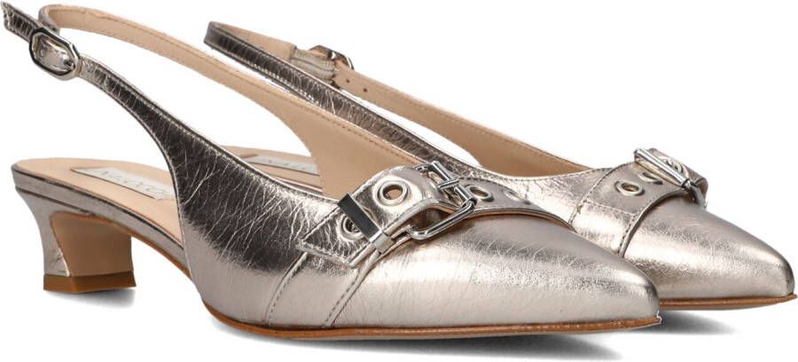 LINA LOCCHI Slingbacks Dames Au 23 Maat: 41 Materiaal: Leer Kleur: Goud