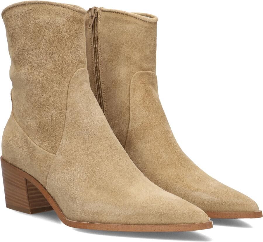 LINA LOCCHI Enkellaarsjes Dames Az71 Maat: 41 Materiaal: Suède Kleur: Beige