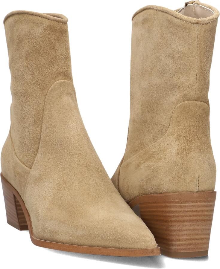 LINA LOCCHI Enkellaarsjes Dames Az71 Maat: 40 Materiaal: Suède Kleur: Beige - Foto 4