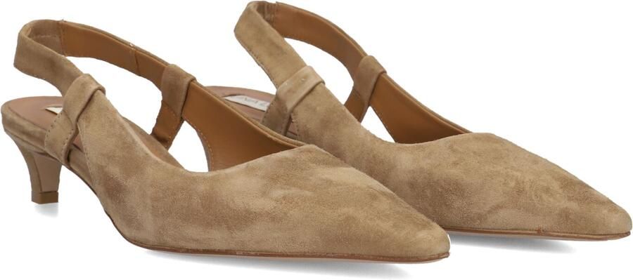 LINA LOCCHI Slingbacks Dames Az131 Maat: 37 Materiaal: Suède Kleur: Beige