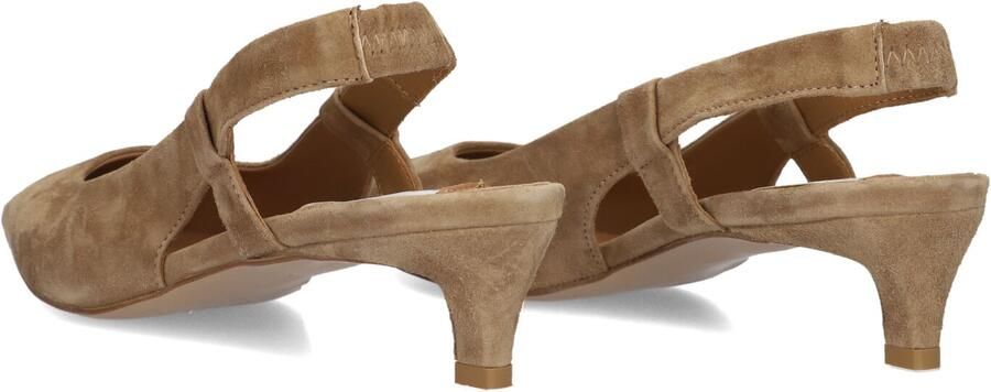 LINA LOCCHI Slingbacks Dames Az131 Maat: 39 Materiaal: Suède Kleur: Beige - Foto 3