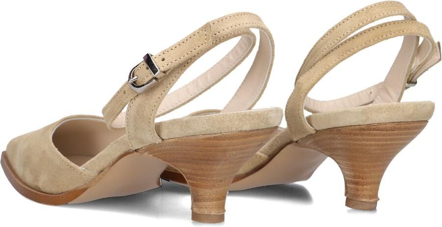 LINA LOCCHI Slingbacks Dames Az41 Maat: 41 Materiaal: Suède Kleur: Beige - Foto 4
