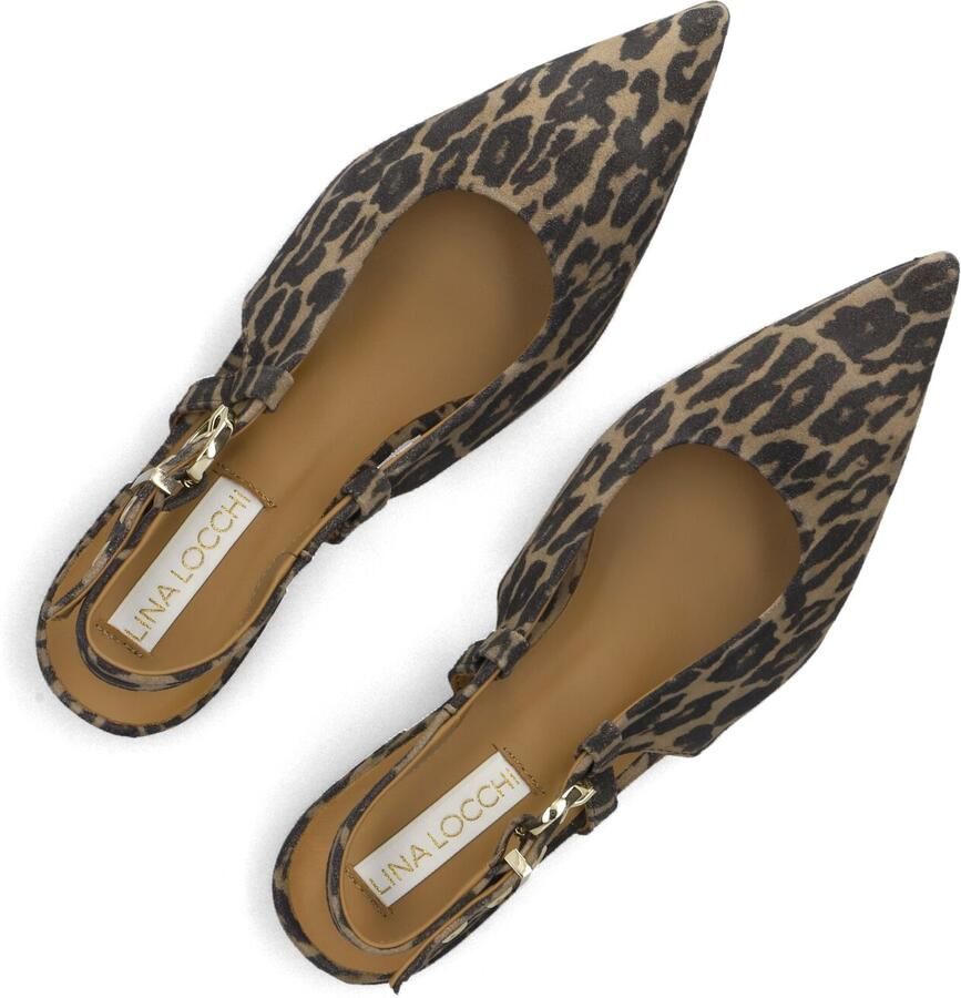 LINA LOCCHI Slingbacks Dames Az62 Maat: 42 Materiaal: Suède Kleur: Beige - Foto 2