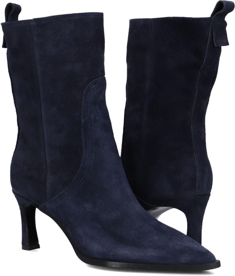 Lina Locchi Av 131 b Enkellaarsjes Enkelboots met rits Dames Donkerblauw - Foto 4