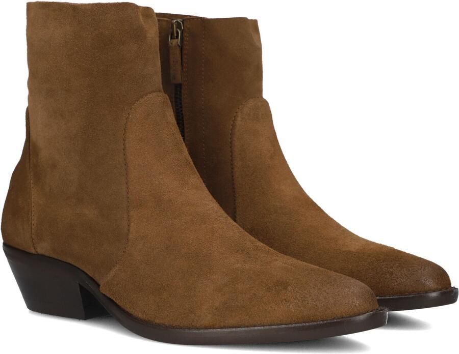 Lina Locchi Aw400 Enkellaarsjes Enkelboots met rits Dames Camel