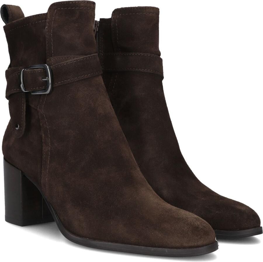 Lina Locchi Ax 234 Enkellaarsjes Enkelboots met rits Dames Bruin