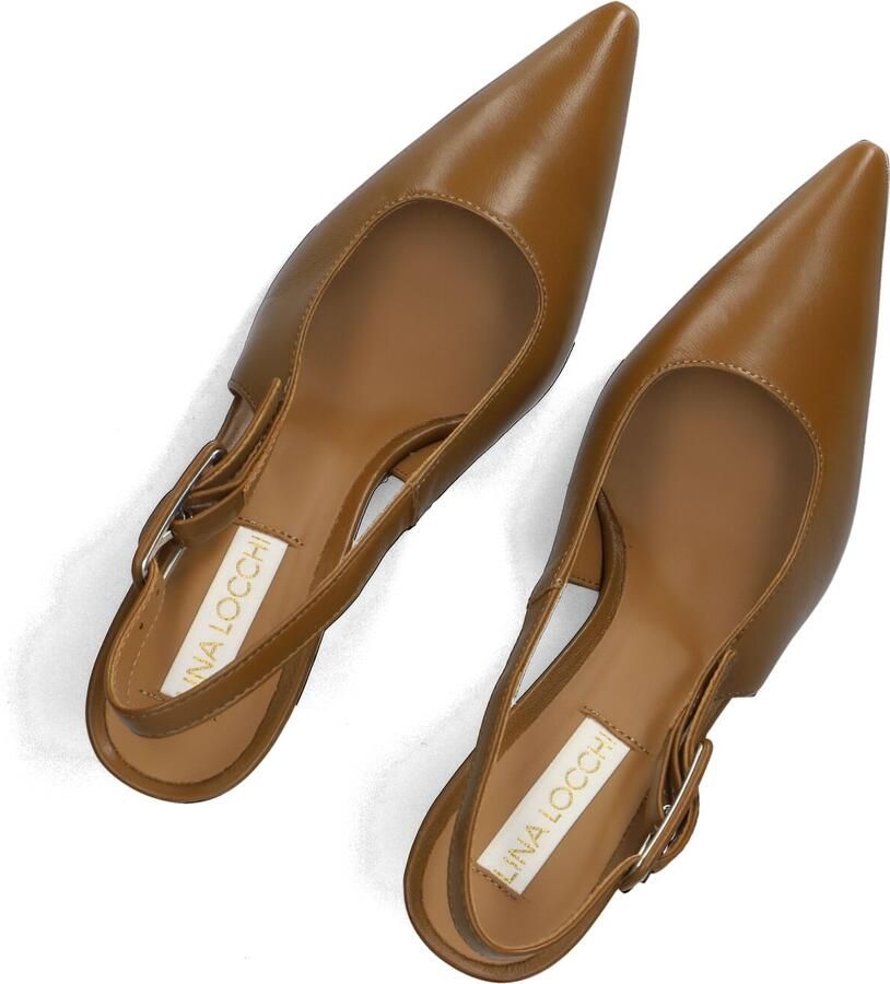 LINA LOCCHI Slingbacks Dames Au263 Maat: 41 Materiaal: Leer Kleur: Camel - Foto 2