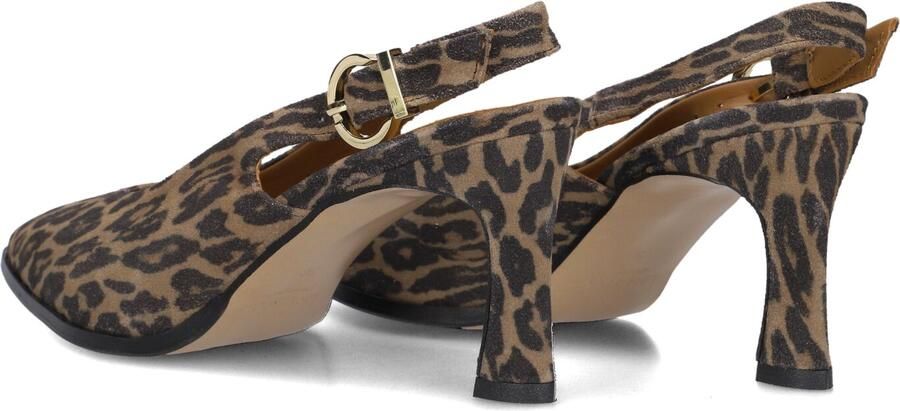 LINA LOCCHI Slingbacks Dames Az12 Maat: 36 Materiaal: Suède Kleur: Bruin - Foto 4