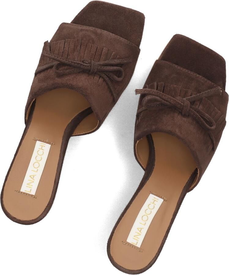 LINA LOCCHI Slingbacks Dames Az150 Maat: 40 Materiaal: Suède Kleur: Bruin - Foto 2