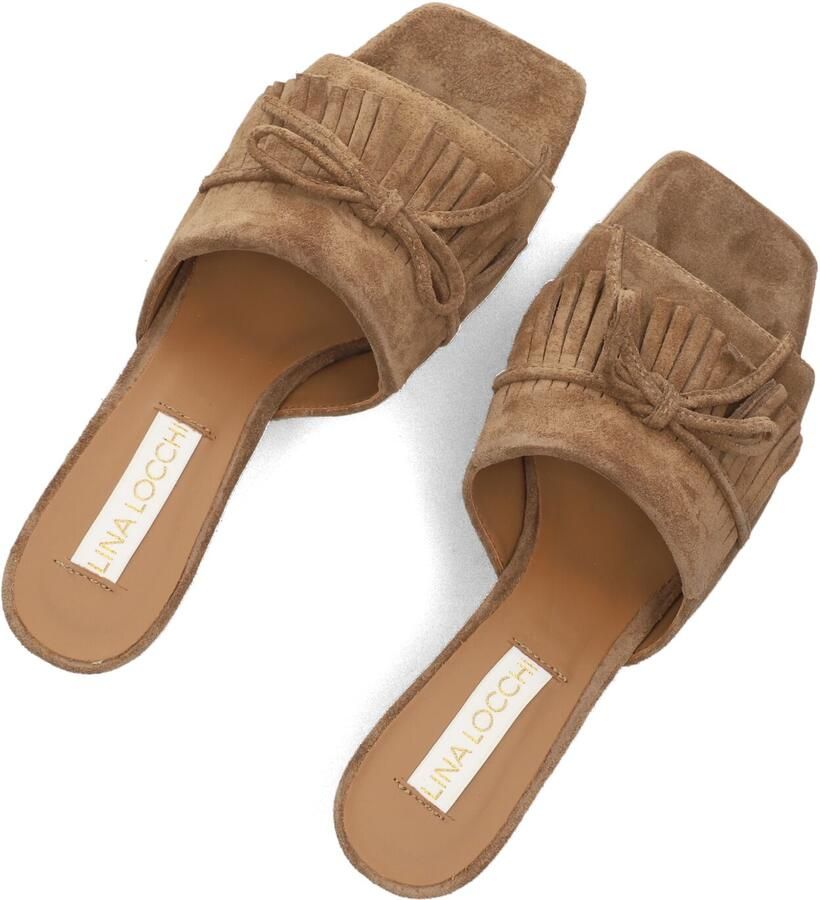 LINA LOCCHI Slingbacks Dames Az150 Maat: 37 Materiaal: Suède Kleur: Camel - Foto 2