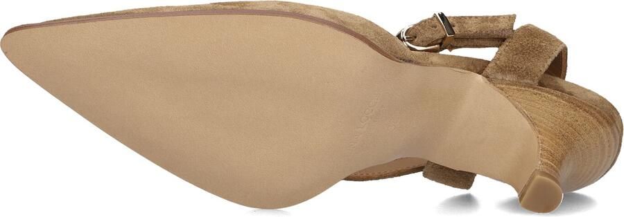 LINA LOCCHI Slingbacks Dames Az41 Maat: 40 Materiaal: Suède Kleur: Camel - Foto 5