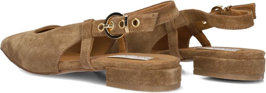 LINA LOCCHI Slingbacks Dames Az62 Maat: 36 Materiaal: Suède Kleur: Camel - Foto 3
