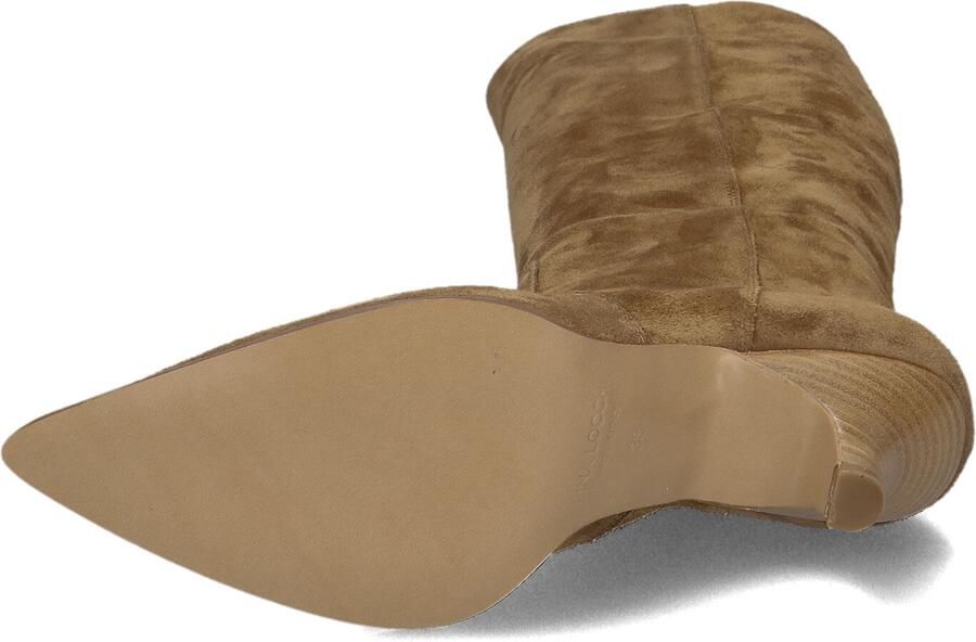 LINA LOCCHI Hoge Laarzen Dames Az53 Maat: 39 Materiaal: Suède Kleur: Camel - Foto 2