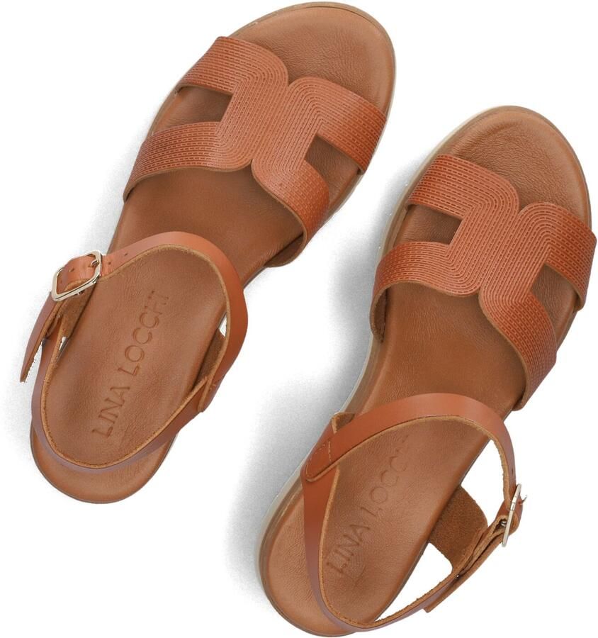 LINA LOCCHI Dames 8224 Maat: 36 Materiaal: Leer Kleur: Cognac