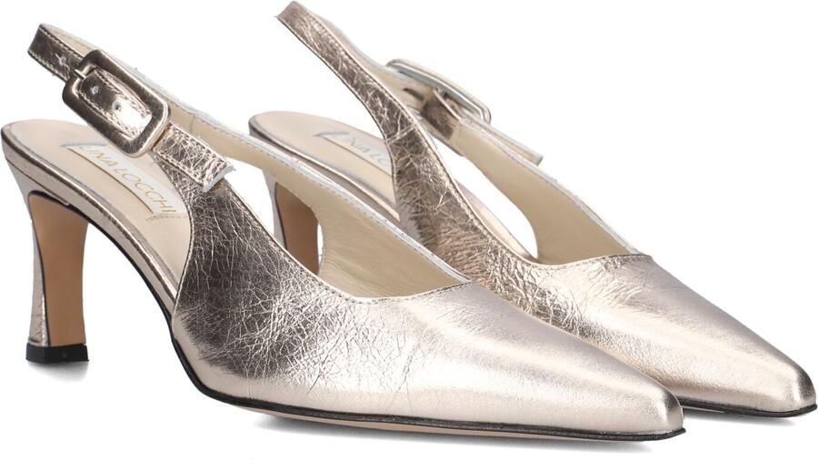 LINA LOCCHI Slingbacks Dames Au263 Maat: 36 Materiaal: Leer Kleur: Goudkleurig