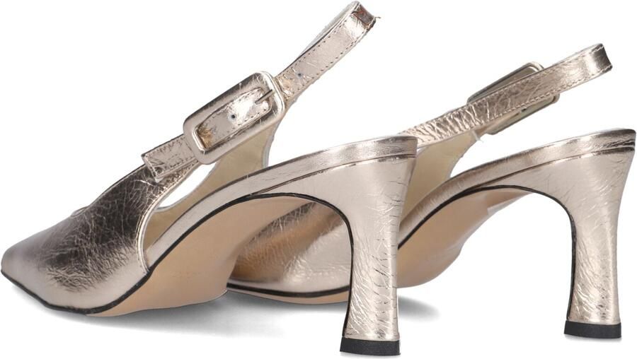 LINA LOCCHI Slingbacks Dames Au263 Maat: 37 Materiaal: Leer Kleur: Goudkleurig - Foto 3