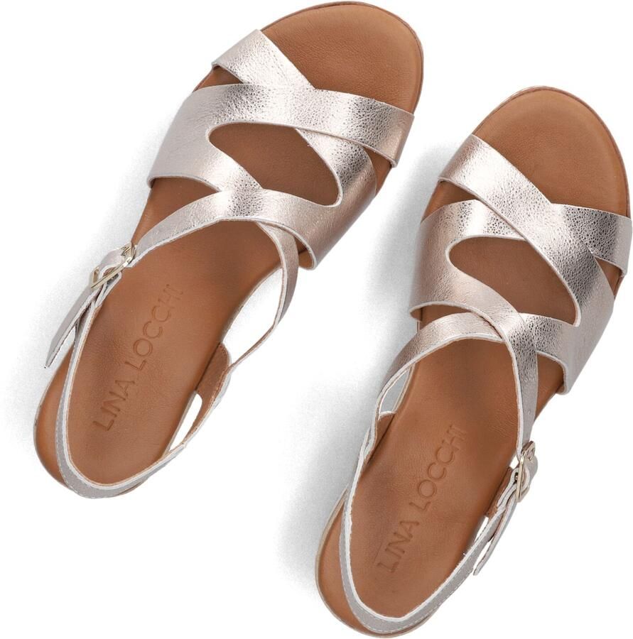 LINA LOCCHI Dames 5547 Maat: 37 Materiaal: Lakleer Kleur: Goudkleurig