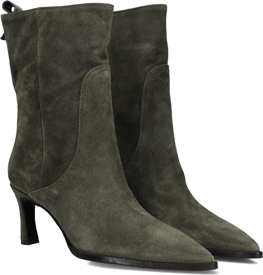 Lina Locchi Av 131 b Enkellaarsjes Enkelboots met rits Dames Groen