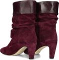 LINA LOCCHI Enkellaarsjes Dames Se4011 Suède Bordeaux - Rood
