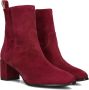 LINA LOCCHI Enkellaarsjes Dames 8543 Maat: 42 Materiaal: Suède Kleur: Rood - Thumbnail 1