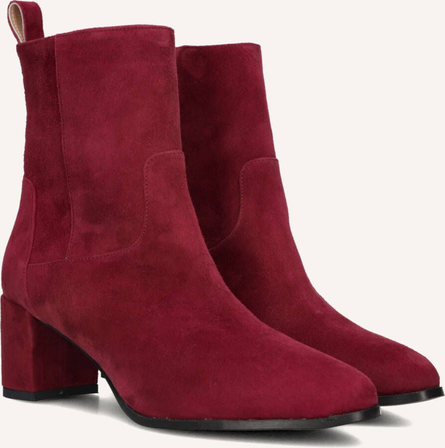 LINA LOCCHI Enkellaarsjes Dames 8543 Maat: 36 Materiaal: Suède Kleur: Rood