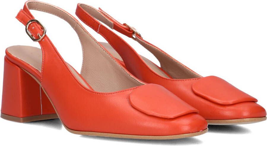 LINA LOCCHI Slingbacks Dames 010-150 Maat: 38 Materiaal: Leer Kleur: Rood