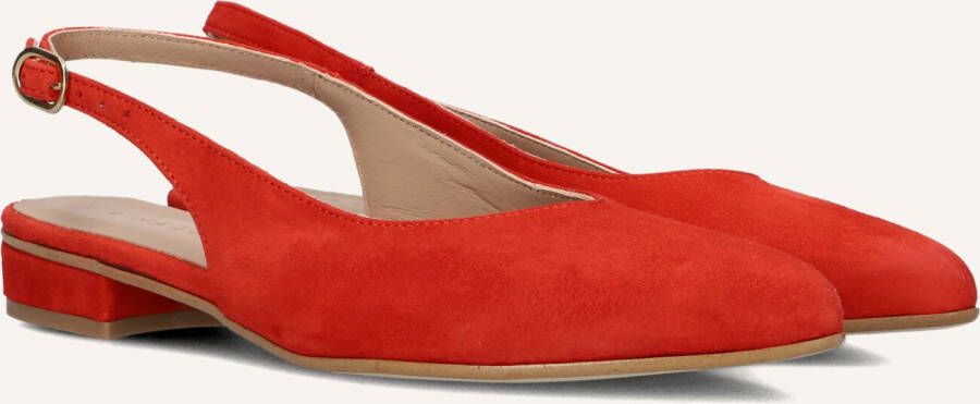 LINA LOCCHI Slingbacks Dames 010-72 Maat: 40 Materiaal: Suède Kleur: Rood