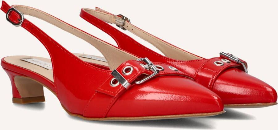LINA LOCCHI Slingbacks Dames Au 23 Maat: 40 Materiaal: Lakleer Kleur: Rood