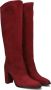 LINA LOCCHI Hoge Laarzen Dames Ar 140 Maat: 39 Materiaal: Suède Kleur: Rood - Thumbnail 1