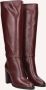 LINA LOCCHI Hoge Laarzen Dames At 161 Maat: 42 Materiaal: Leer Kleur: Rood - Thumbnail 1