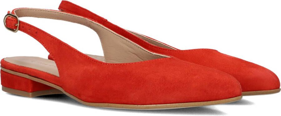 LINA LOCCHI Slingbacks Dames 010-72 Maat: 43 Materiaal: Suède Kleur: Rood