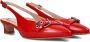 LINA LOCCHI Slingbacks Dames Au 23 Maat: 42 Materiaal: Lakleer Kleur: Rood - Thumbnail 1