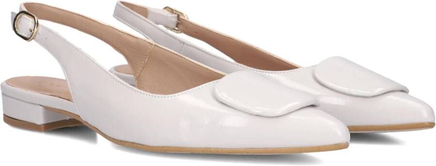LINA LOCCHI Slingbacks Dames 010-60 Maat: 36 Materiaal: Leer Kleur: Wit