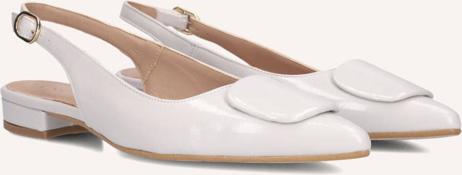 LINA LOCCHI Slingbacks Dames 010-60 Maat: 38 Materiaal: Leer Kleur: Wit