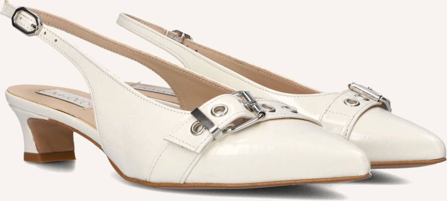 LINA LOCCHI Slingbacks Dames Au 23 Maat: 40 Materiaal: Lakleer Kleur: Wit