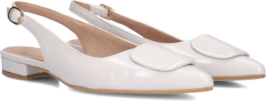LINA LOCCHI Slingbacks Dames 010-60 Maat: 37 Materiaal: Leer Kleur: Wit