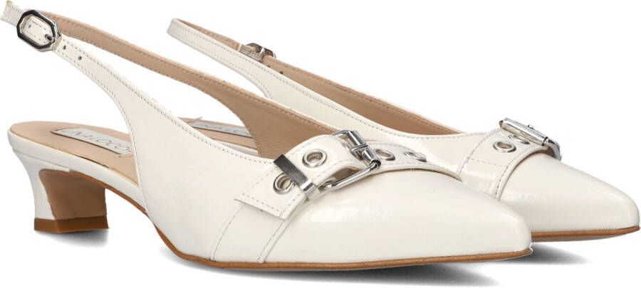 LINA LOCCHI Slingbacks Dames Au 23 Maat: 41 Materiaal: Lakleer Kleur: Wit