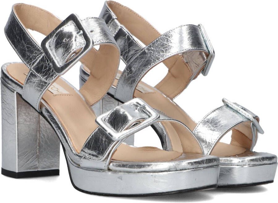 LINA LOCCHI Sandalen Dames Au 180 Maat: 39 Materiaal: Leer Kleur: Zilver