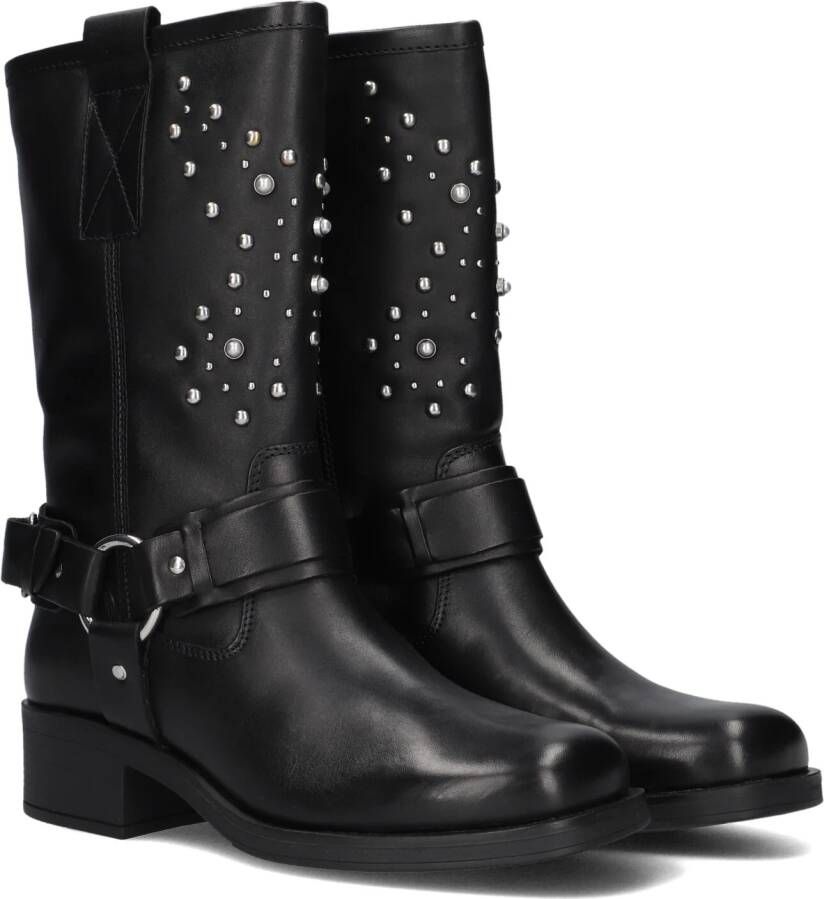 LINA LOCCHI Biker Boots Dames Modular-35 Maat: 36 Materiaal: Leer Kleur: Zwart