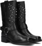 LINA LOCCHI Biker Boots Dames Modular-35 Maat: 39 Materiaal: Leer Kleur: Zwart - Thumbnail 1