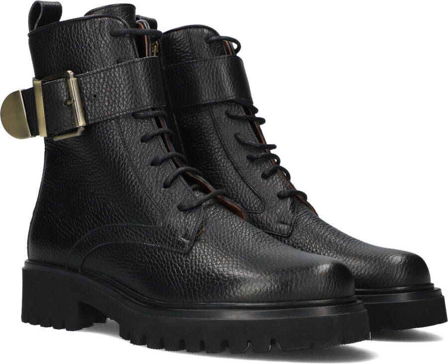 LINA LOCCHI Enkelboots Dames V67 Maat: 39 Materiaal: Leer Kleur: Zwart
