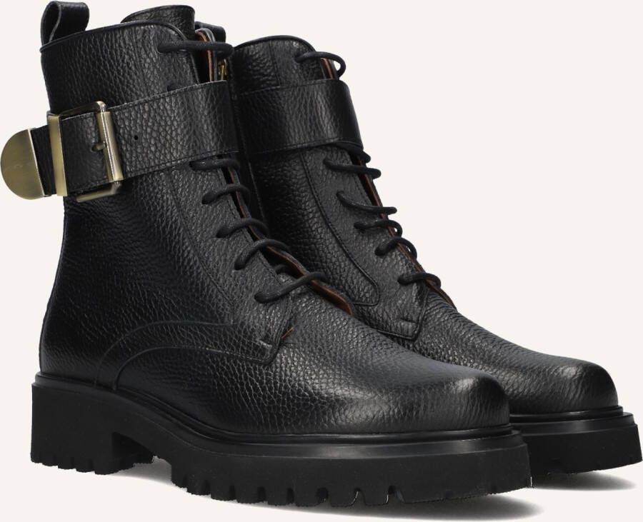 LINA LOCCHI Enkelboots Dames V67 Maat: 40 Materiaal: Leer Kleur: Zwart