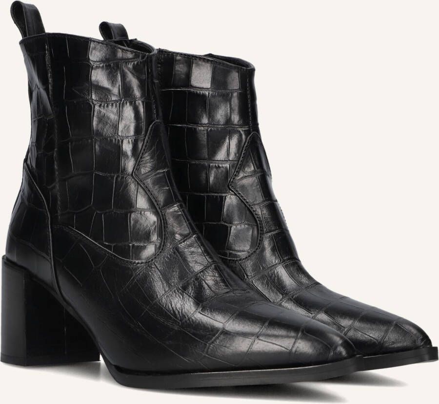 LINA LOCCHI Enkellaarsjes Dames 30731 Maat: 38 Materiaal: Leer Kleur: Zwart