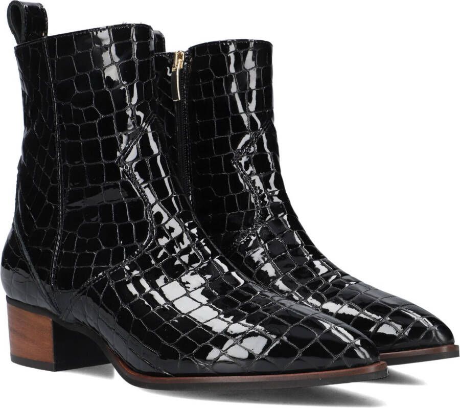 LINA LOCCHI Enkellaarsjes Dames 3231 Maat: 38 Materiaal: Lakleer Kleur: Zwart