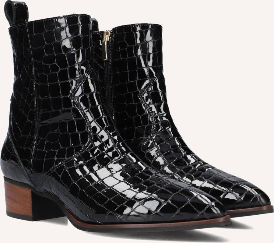 LINA LOCCHI Enkellaarsjes Dames 3231 Maat: 37 Materiaal: Lakleer Kleur: Zwart