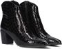 LINA LOCCHI Enkellaarsjes Dames At 152 Maat: 37 Materiaal: Leer Kleur: Zwart - Thumbnail 1